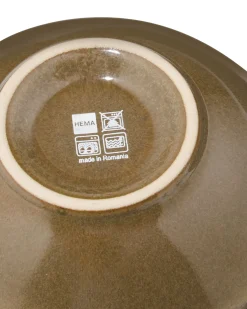 kom Ø12cm Monaco aardewerk donkerbruin