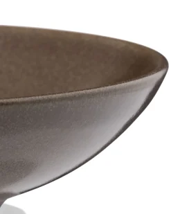 kom Ø15cm Puur aardewerk donkerbruin