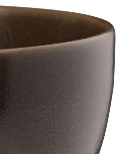 kom Ø14cm Puur aardewerk donkerbruin