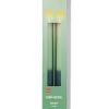 korte huishoudkaarsen dip-dye - 2 stuks