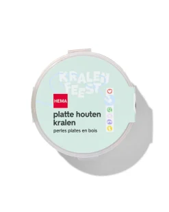kralenmix hout plat