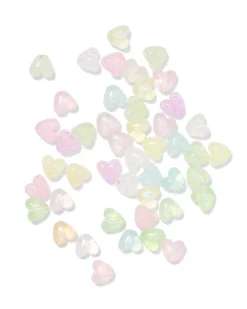 kralenset hartjes glitter