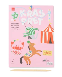 kraskleurboek A5 circus