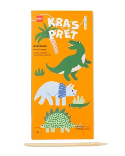 kraskleurboek A5 dinos