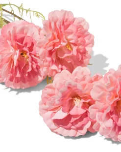 kunstbloem anjelier 55cm roze