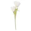 kunstbloem 24cm papier wit