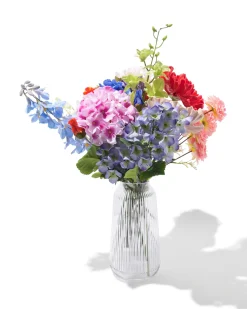 kunstbloem delphinium 55cm blauw
