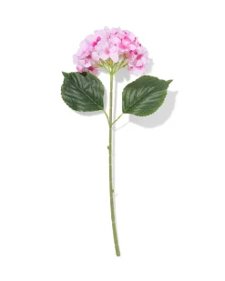 kunstbloem hortensia 55cm roze