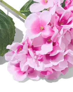 kunstbloem hortensia 55cm roze