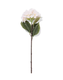 kunstbloem hortensia 55cm wit