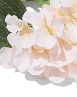 kunstbloem hortensia 55cm wit