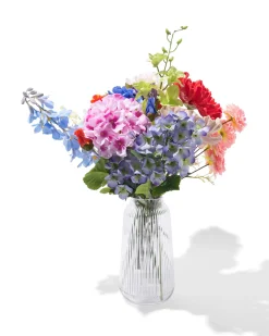 kunstbloem kleine bloemetjes 55cm wit