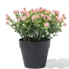 kunstplant ⌀10x10cm rechtop bloemetjes