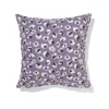 kussenhoes 40x40cm katoen bloemen paars