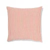kussenhoes 50x50cm katoen strepen rood