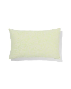kussenhoes 50x30cm velours stippen groen