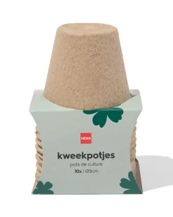 kweekpotjes ⌀8cm - 10 stuks