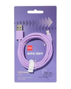 laadkabel USB naar 8-pin 1.5m