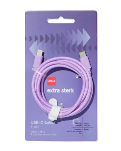 laadkabel USB-C naar 8-pin 1.5m