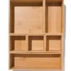 lade organizer 32,5x25x5,5 6-delig bamboe