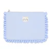 laptophoes 41.8x29.5cm strepen kattenprint ruches