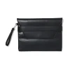 laptophoes 37x28x2.5cm met flap zwart
