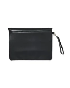 laptophoes 37x28x2.5cm met flap zwart