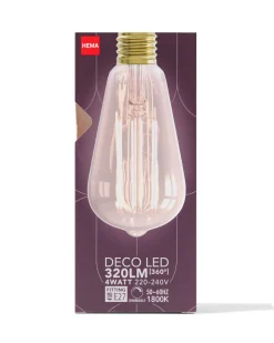 led edison goud E27 4W 320lm