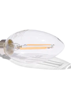led kaars clear E14 2.1W 250lm