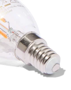 led kaars clear E14 1.2W 140lm
