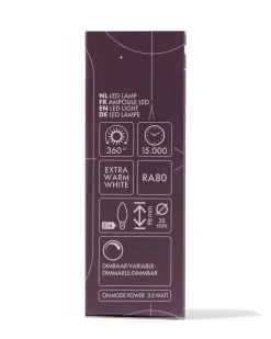 led kaars goud E14 3.5W 200lm