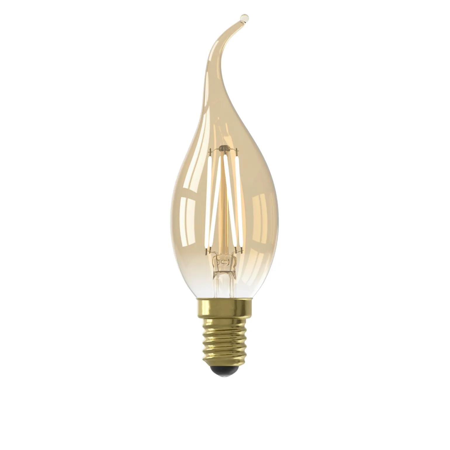led kaars tip goud E14 3.5W 200lm