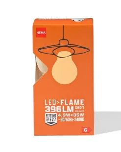 led peer smd flame E27 4.9W 396lm