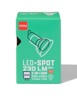 led spot clear GU10 1.6W 230lm