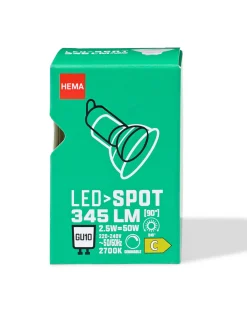 led spot clear GU10 4.7W 345lm dim