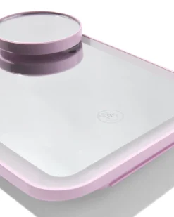 led-reisspiegel 21.9x15.9x2.5cm lila