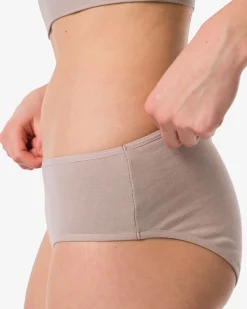 lekvrij hipster katoen voor licht urineverlies beige