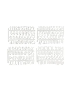 letters voor letterbord krat wit