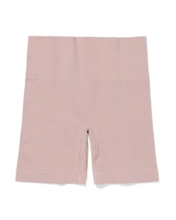 licht corrigerende biker hoge taille naadloos katoen beige