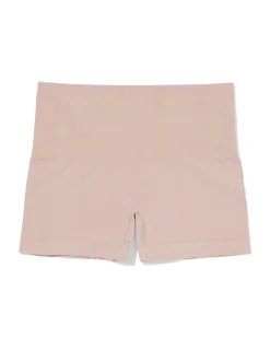 licht corrigerende shortie naadloos katoen beige