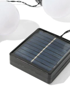lichtsnoer solar 7m met 20 lampjes wit voor buiten