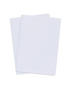 lijntjes navulling A5 voor notitieboek - 2 stuks