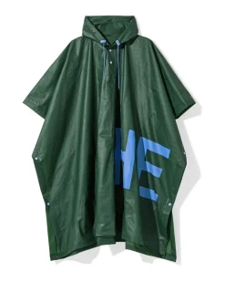 limited edition regenponcho voor volwassenen groen