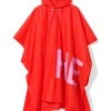 limited edition regenponcho voor volwassenen rood