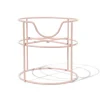 limonadetap standaard 16.5x16.5x16cm metaal roze