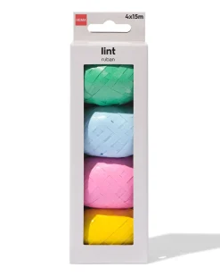 lint 15m plastic confetti - 4 stuks