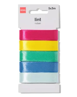 lint 3m satijn confetti - 5 stuks