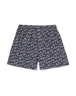losse herenboxer paisley middenblauw
