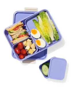 lunchbox modulair groot blauw