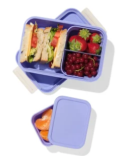 lunchbox modulair klein blauw